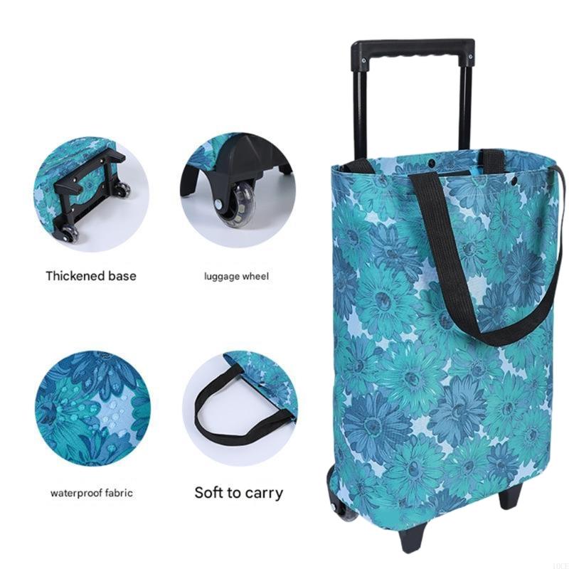 Retractable Handle Foldable Sh - огляд і ціна Foldable Rolling Luggage Bag