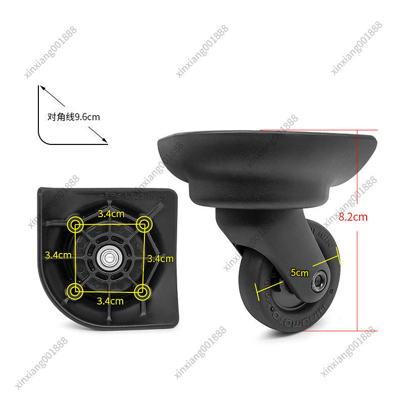 For Samsonite Luggage Replacem - огляд і ціна Silent Replacement Luggage Wheels