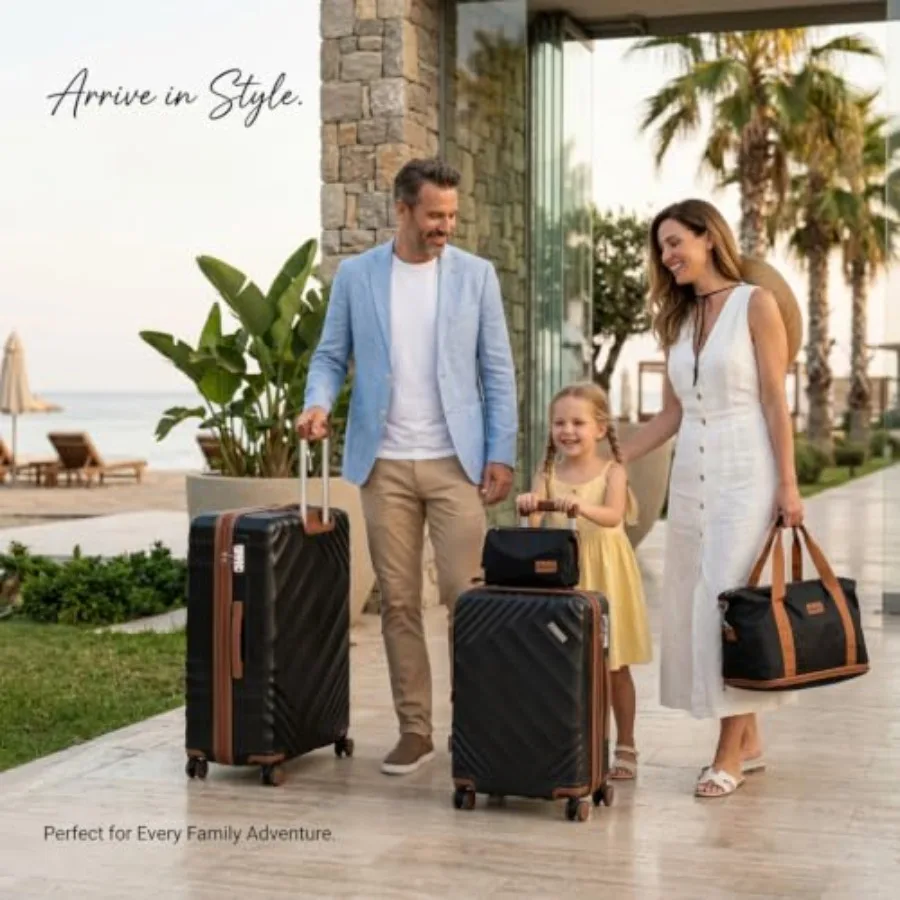 5-Piece Hard Shell Expandable  - огляд і ціна Expandable Hard Shell Luggage Set