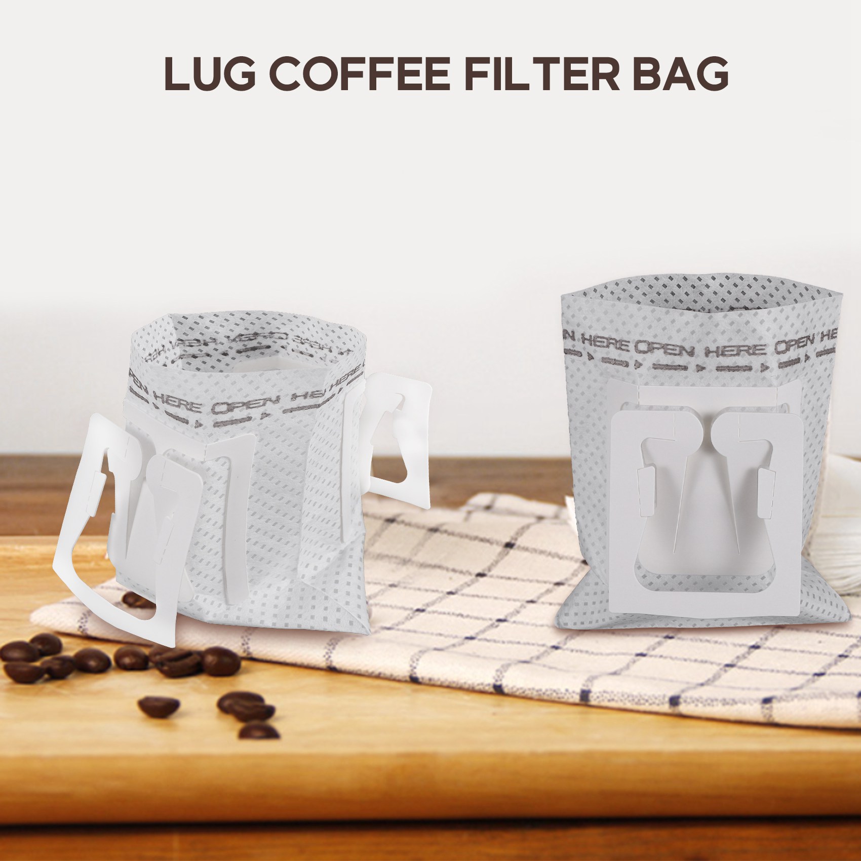 50Pcs / Pack Drip Coffee Filte - огляд і ціна Travel Bags