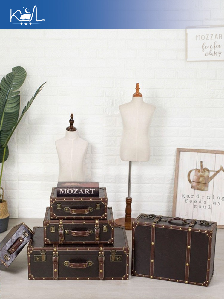 Vintage Brown Decorative Suitc - огляд і ціна Retro Vintage Trunk Suitcase