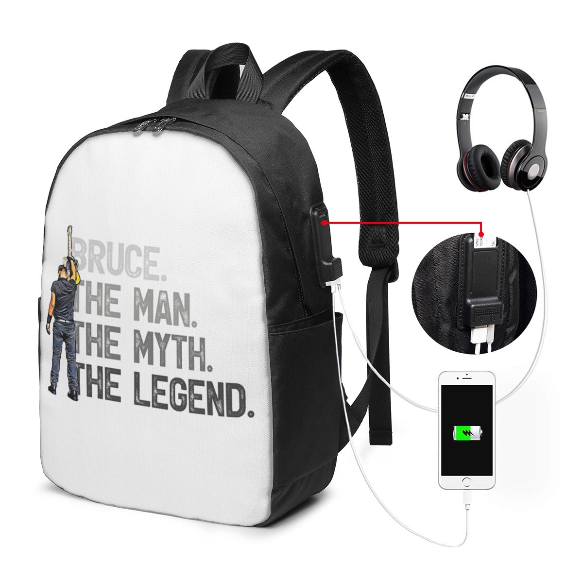 Bruce Springsteen Backpack Tra - огляд і ціна Travel Bags