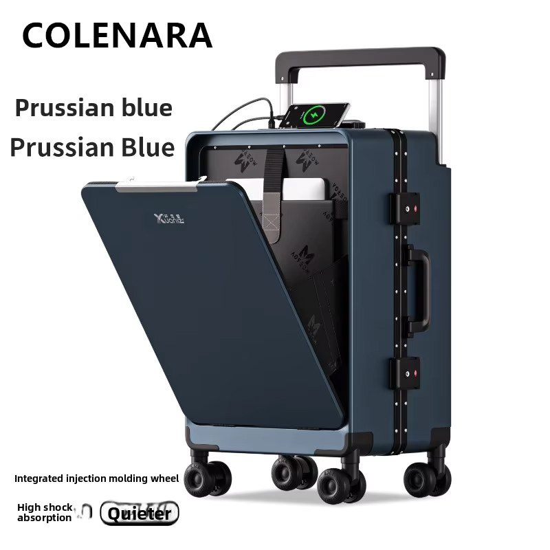 COLENARA ABS+PC Suitcase Front - огляд і ціна Front Opening Laptop Luggage 24 Inch