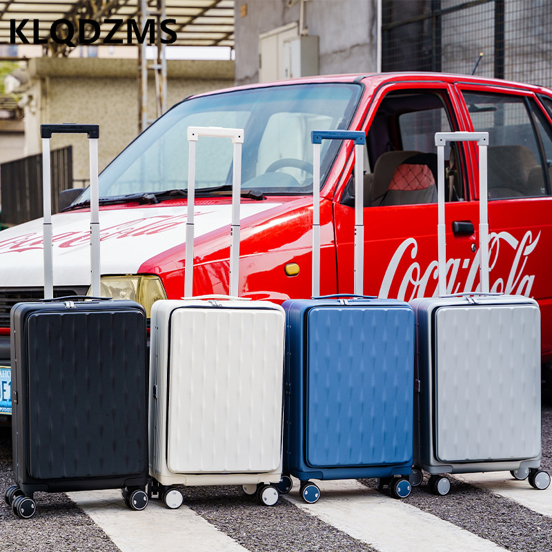 KLQDZMS Travel Luggage Front O - огляд і ціна Front Opening Laptop Luggage 24 Inch