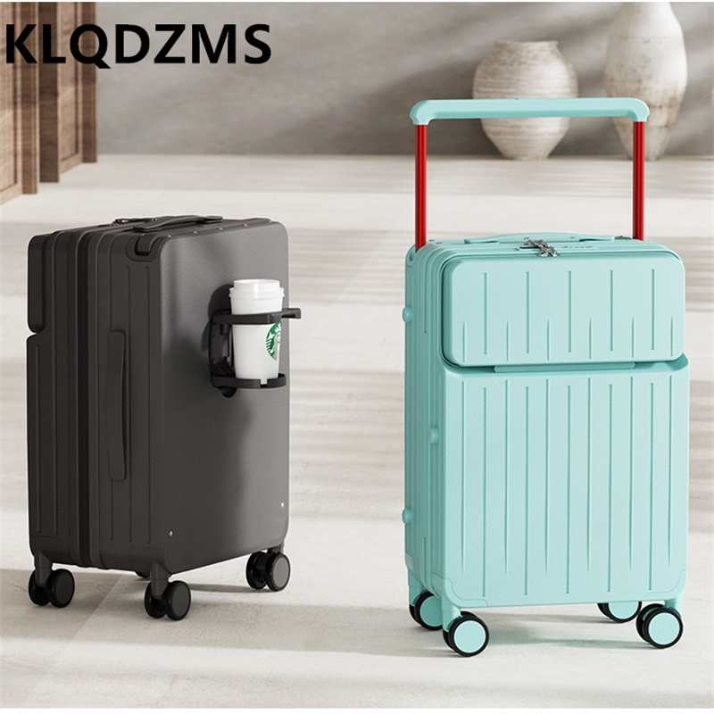 KLQDZMS 24 Inch Luggage Compar - огляд і ціна Front Opening Laptop Luggage 24 Inch