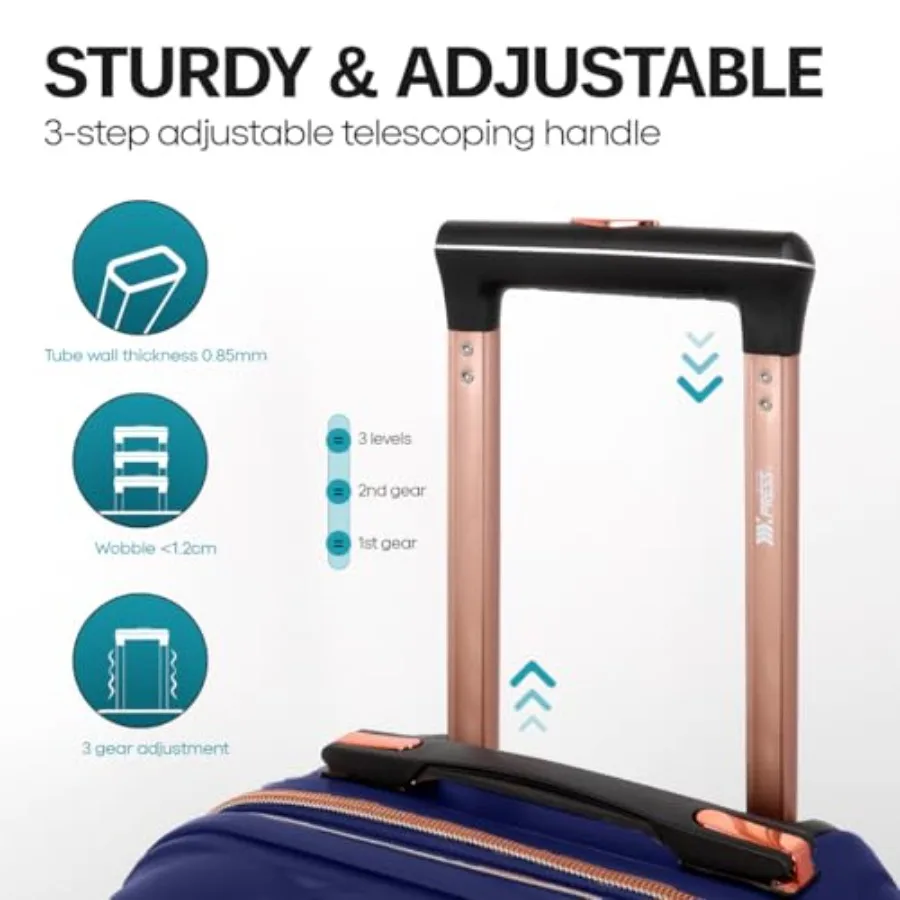 2-Piece Set 14/20in Carry On L - огляд і ціна Expandable Hard Shell Luggage Set