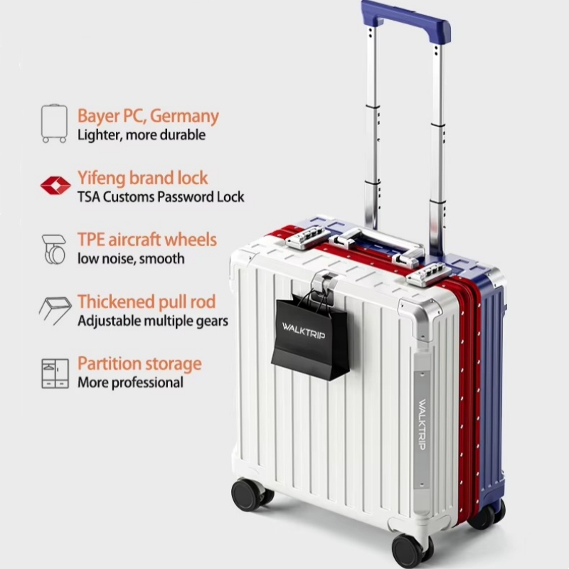 18inch Rolling Luggage Boardin - огляд і ціна Aluminum Frame Carry On Luggage