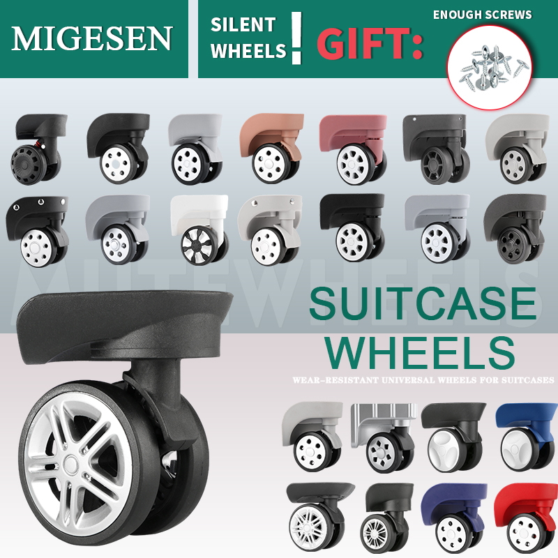 1 Pair of Universal Luggage Wh - огляд і ціна Silent Replacement Luggage Wheels