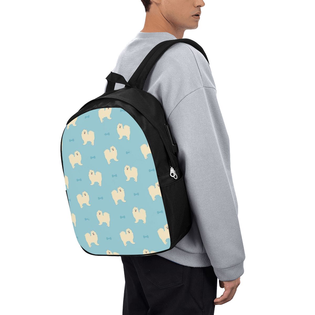 Samoyed Dog Backpack Travel No - огляд і ціна Travel Bags