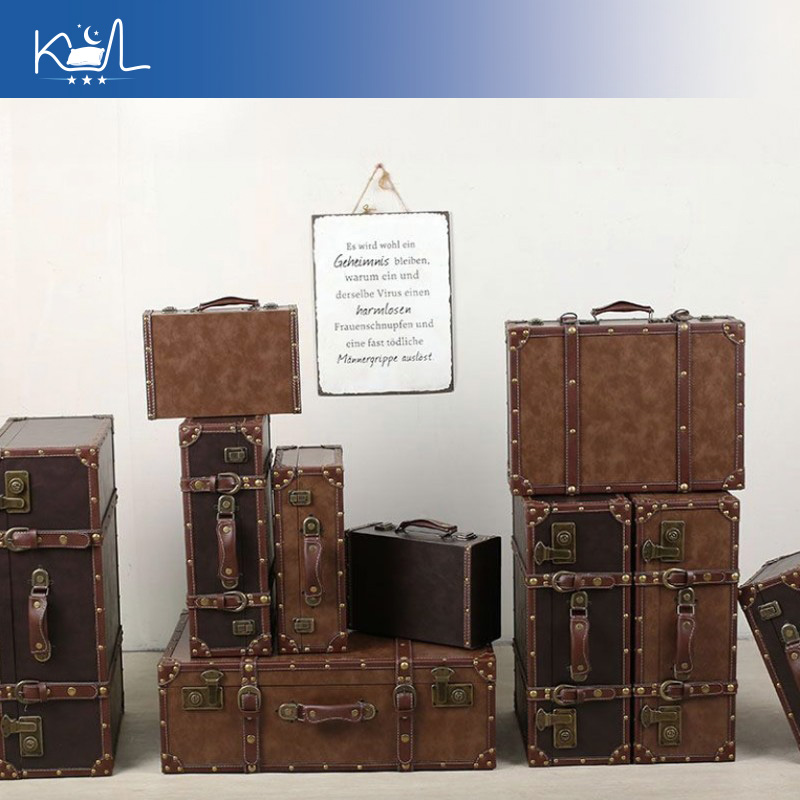 Vintage Brown Decorative Suitc - огляд і ціна Retro Vintage Trunk Suitcase