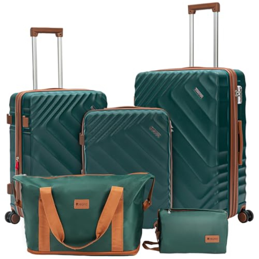 5-Piece Hard Shell Expandable  - огляд і ціна Expandable Hard Shell Luggage Set