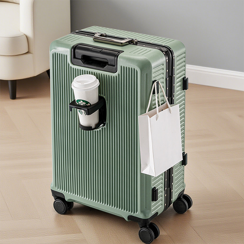 Aluminum Frame Password Suitca - огляд і ціна Spinner Wheel Rolling Suitcase 20 Inch