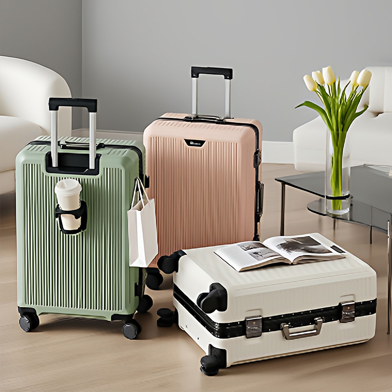 Aluminum Frame Password Suitca - огляд і ціна Spinner Wheel Rolling Suitcase 20 Inch