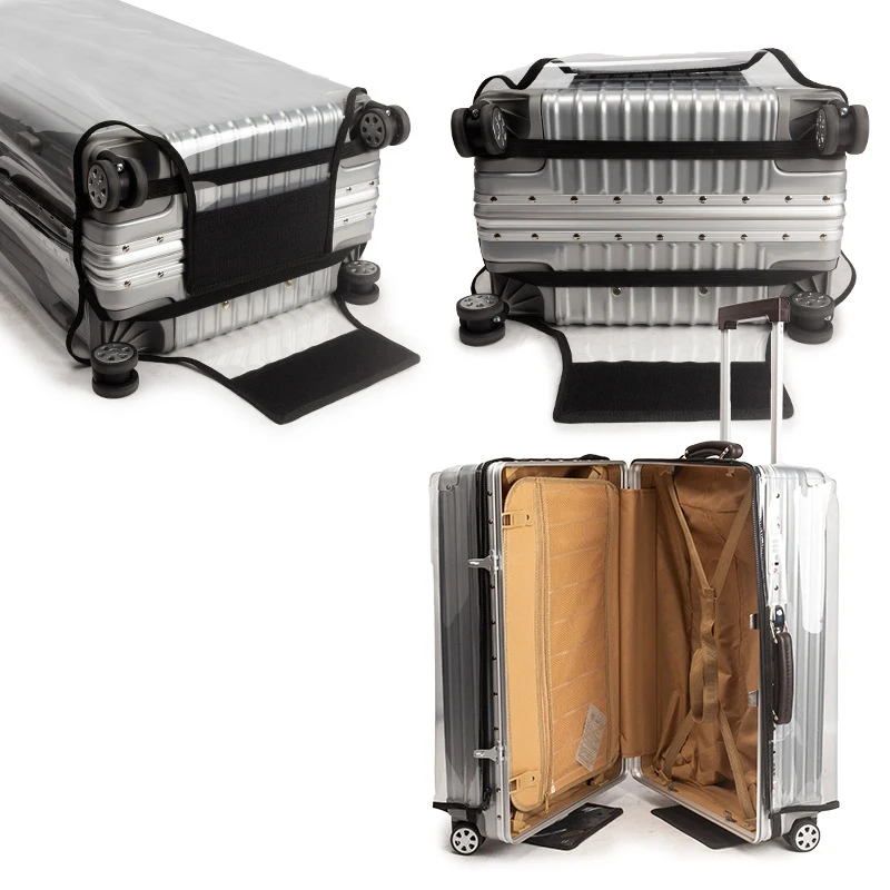 Transparent Cover Luggage Dust - огляд і ціна Luggage Protective Cover Transparent