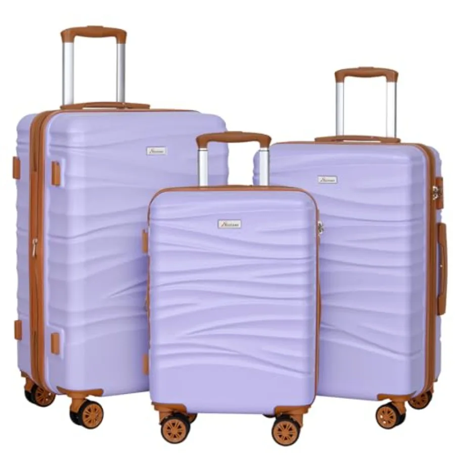 3-Piece Expandable Luggage Set - огляд і ціна Expandable Hard Shell Luggage Set