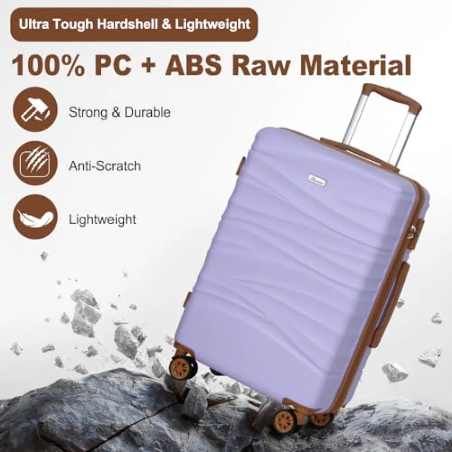 3-Piece Expandable Luggage Set - огляд і ціна Expandable Hard Shell Luggage Set