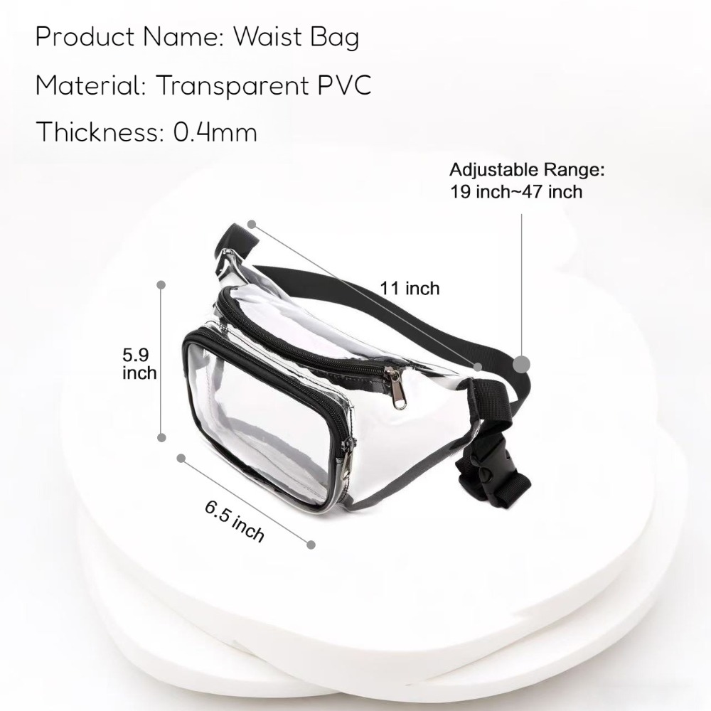 Clear Fanny Pack Transparent P - огляд і ціна Handbags