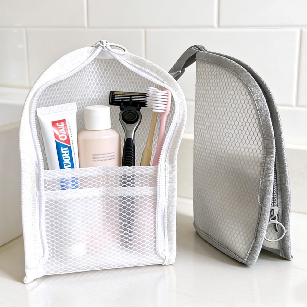 Mesh Toiletry Bag Breathable Q - огляд і ціна Cosmetic Bags