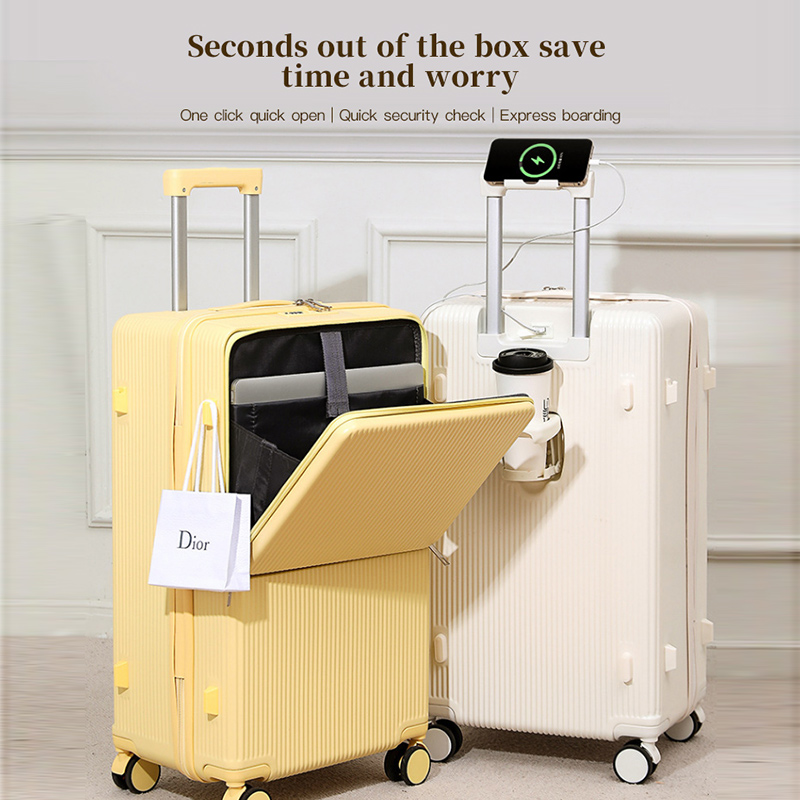 sushimu Suitcase Wide Handle T - огляд і ціна Aluminum Frame Carry On Luggage