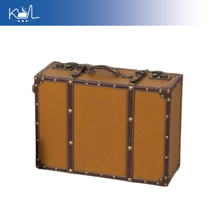 Vintage Orange Decorative Suit - огляд і ціна Retro Vintage Trunk Suitcase
