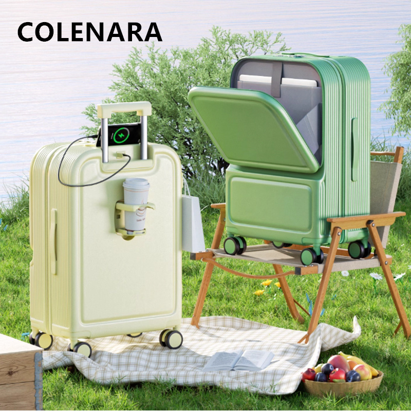 COLENARA ABS+PC Suitcase Front - огляд і ціна Front Opening Laptop Luggage 24 Inch