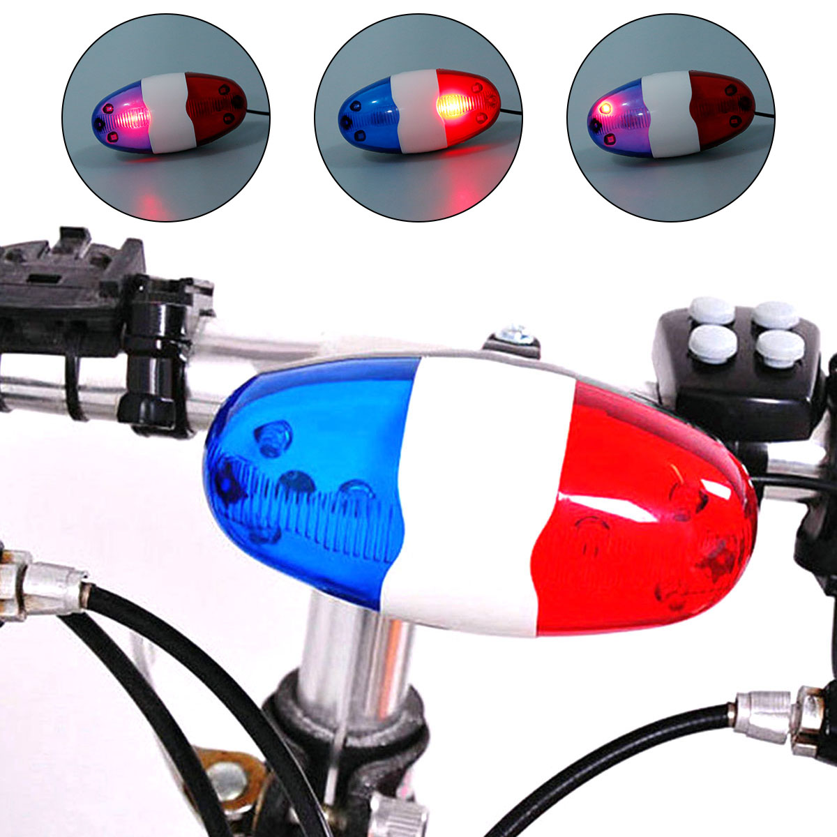 Bicycles Bell Police Car Light - огляд і ціна Kids Ride On Suitcase Scooter