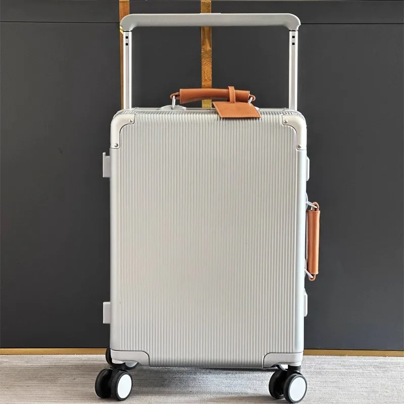 Suitcase Wide Handle Travel Su - огляд і ціна Aluminum Frame Carry On Luggage